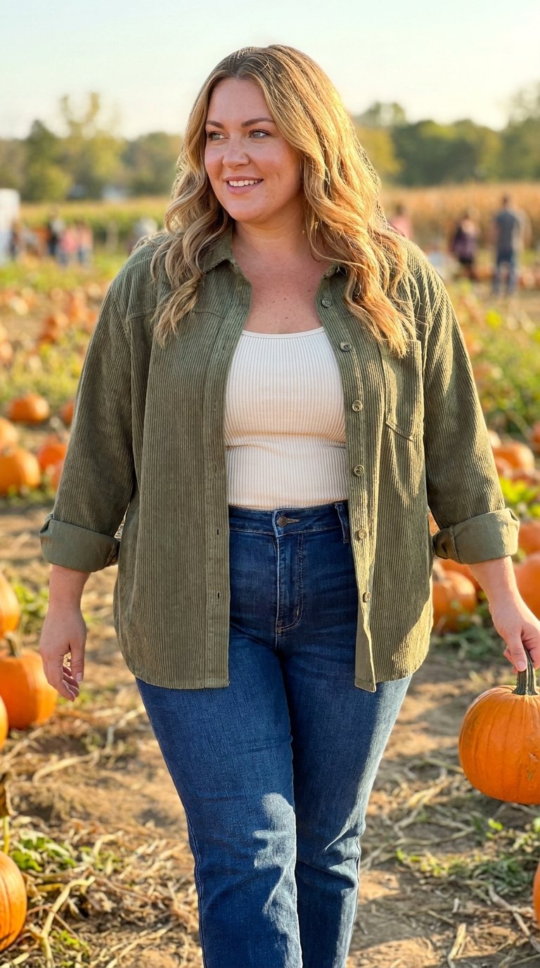 12 Cozy Fall Outfits Plus Size Women Can Wear All Season