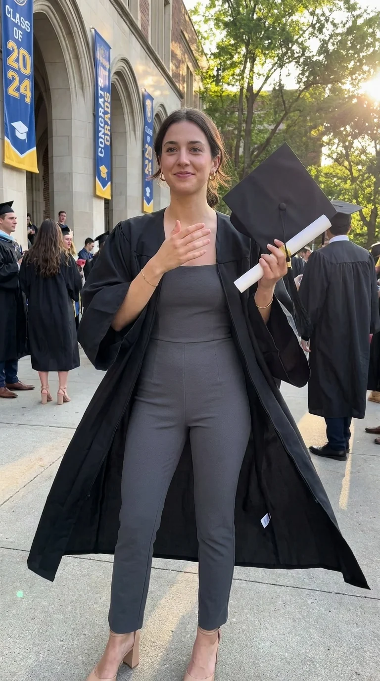 11 Graduation Jumpsuit Outfit Ideas for a Chic Modern Style