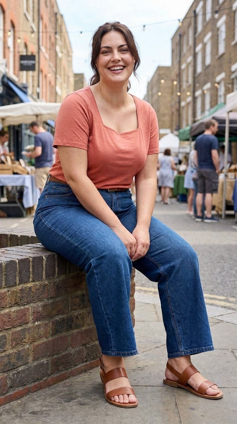 12 Casual Outfits for Plus Size Hourglass Figures That Feel Easy Every Day