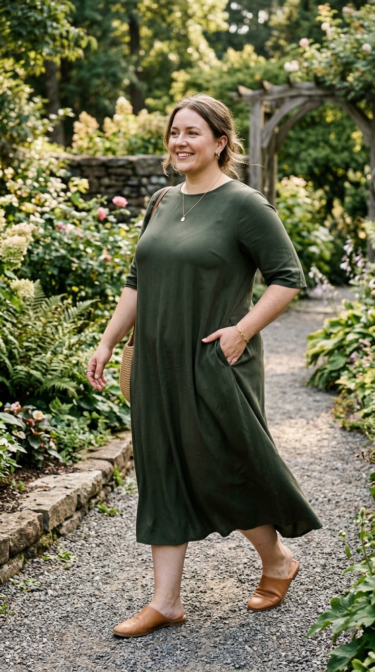12 Casual Plus Size Dresses With Pockets That Actually Hold Your Phone