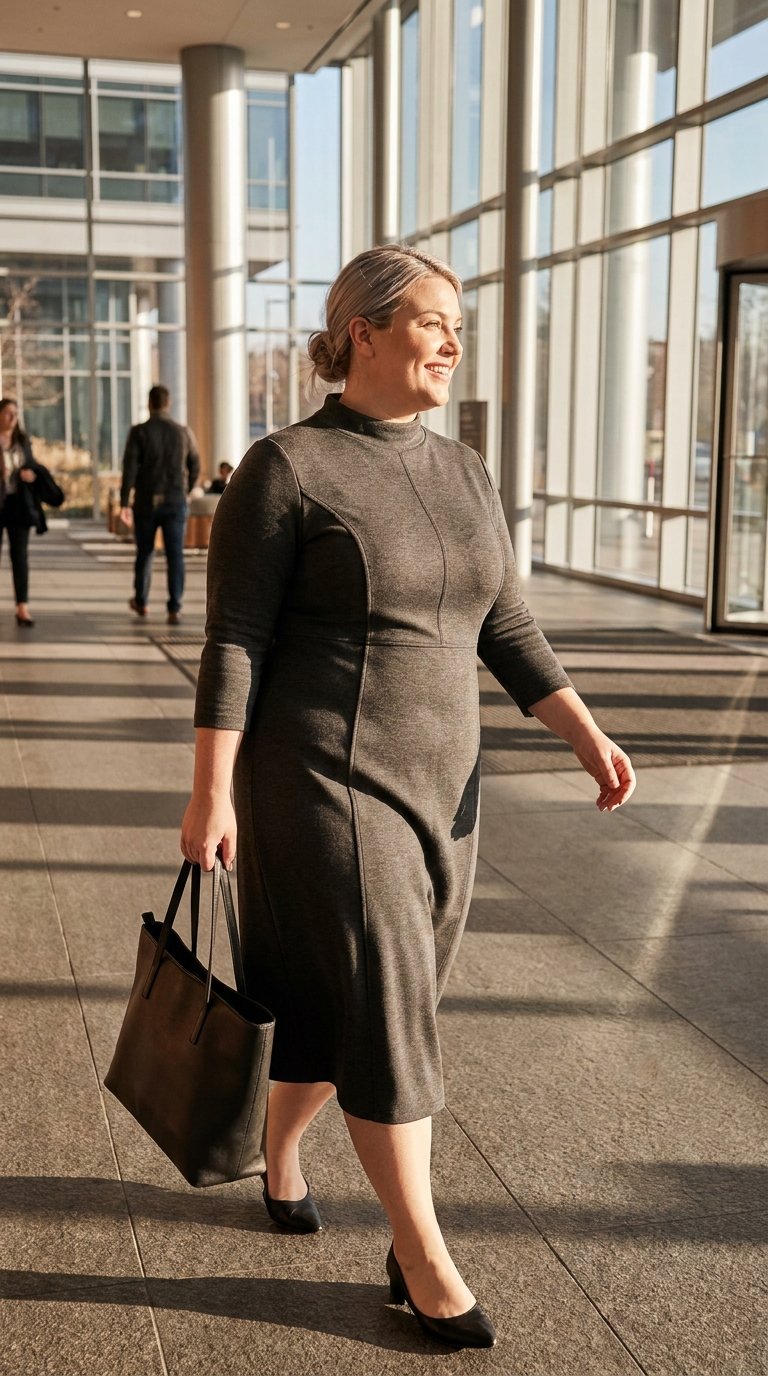 12 Plus Size Teacher Outfits With Sneakers That Look Polished All Day