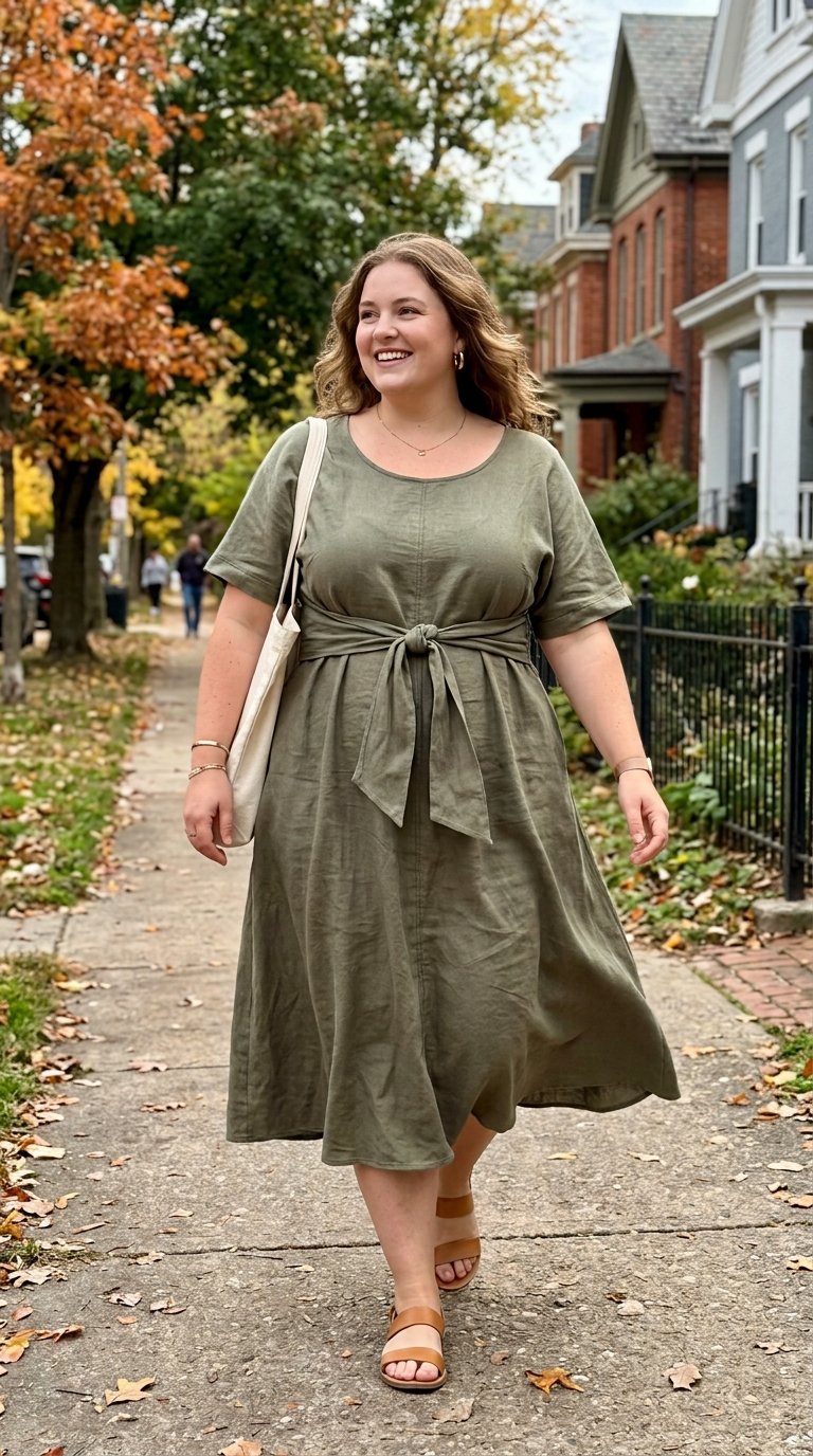 12 Modest Casual Dresses Plus Size Women Can Wear All Week