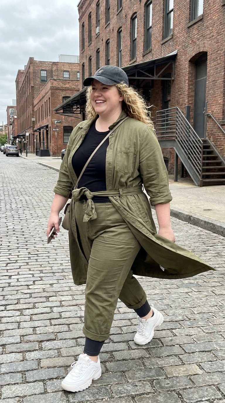 14 Casual Outfits That Nail the Fitted and Flowy Outfit Balance